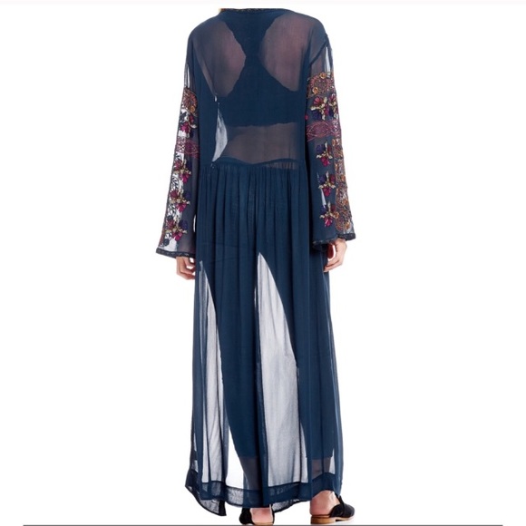 Free People Floral Maxi Top. - Picture 3 of 5